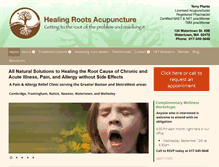 Tablet Screenshot of healingrootsacupuncture.net